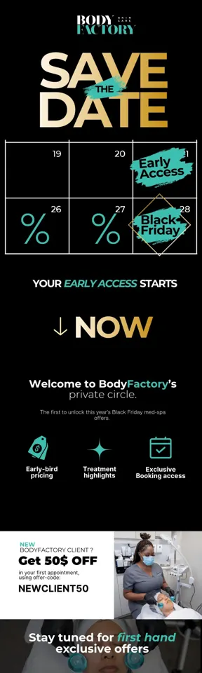 BodyFactory Black Friday Promo Email: Universal, #1
