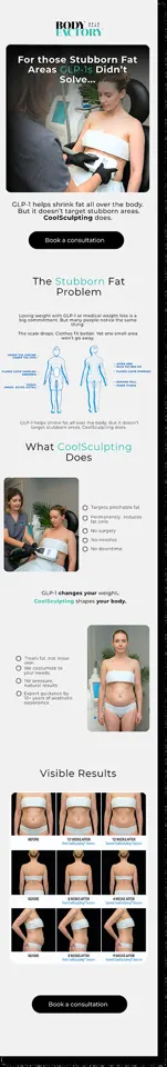 BodyFactory CoolSculpting Email: #1