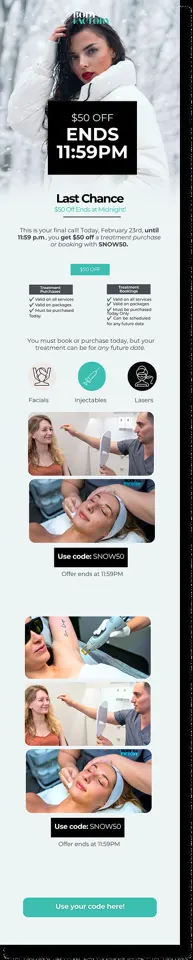 BodyFactory Winter Promo Email: #2
