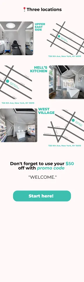 BodyFactory Welcome Flow Email: Locations, #1