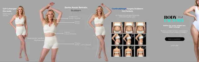 BodyFactory CoolSculpting Social Post: Carousel, Slide 1, Version A