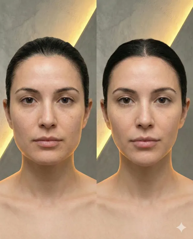 BodyFactory Masseter Social Post: AI Before and After, #1