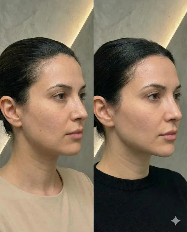 BodyFactory Masseter Social Post: AI Before and After, #4